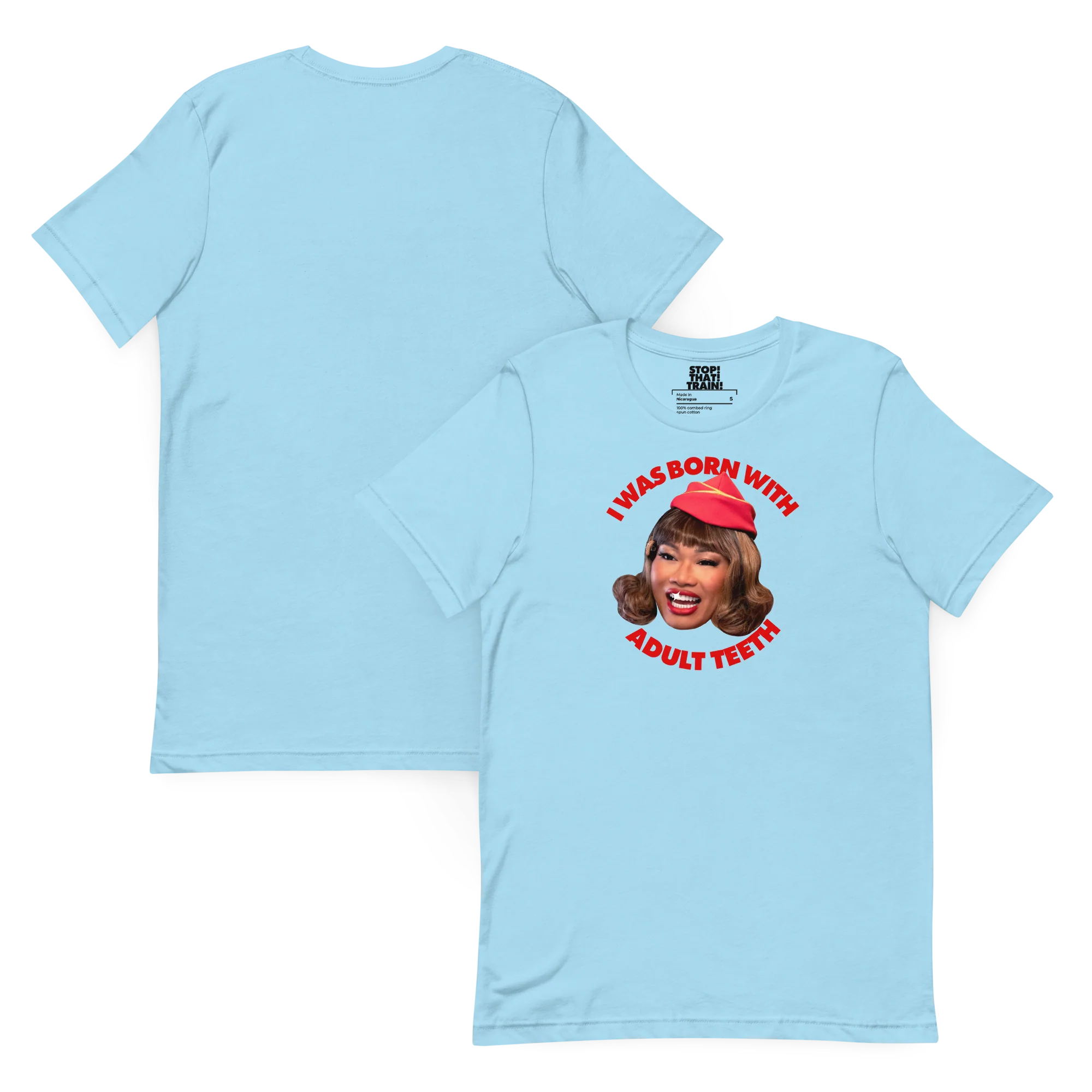 STOP! THAT! TRAIN! DeeDee Quote T-Shirt - Image 3