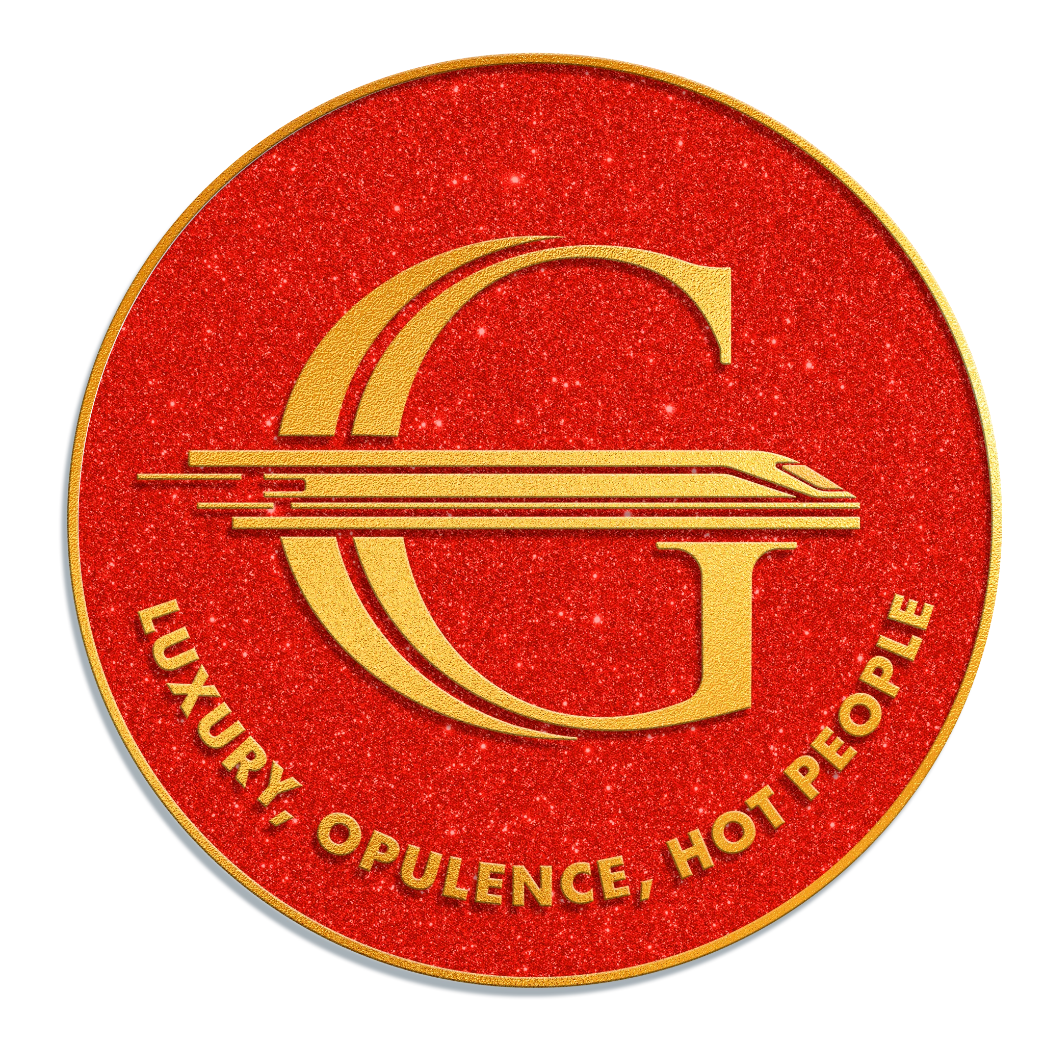 STOP! THAT! TRAIN! Glamazonian Express Logo Enamel Pin