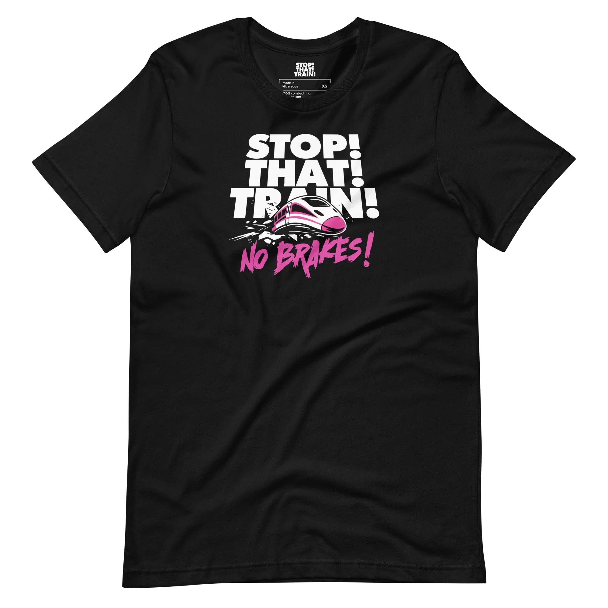 STOP! THAT! TRAIN! No Brakes! Tour T-Shirt - Image 2