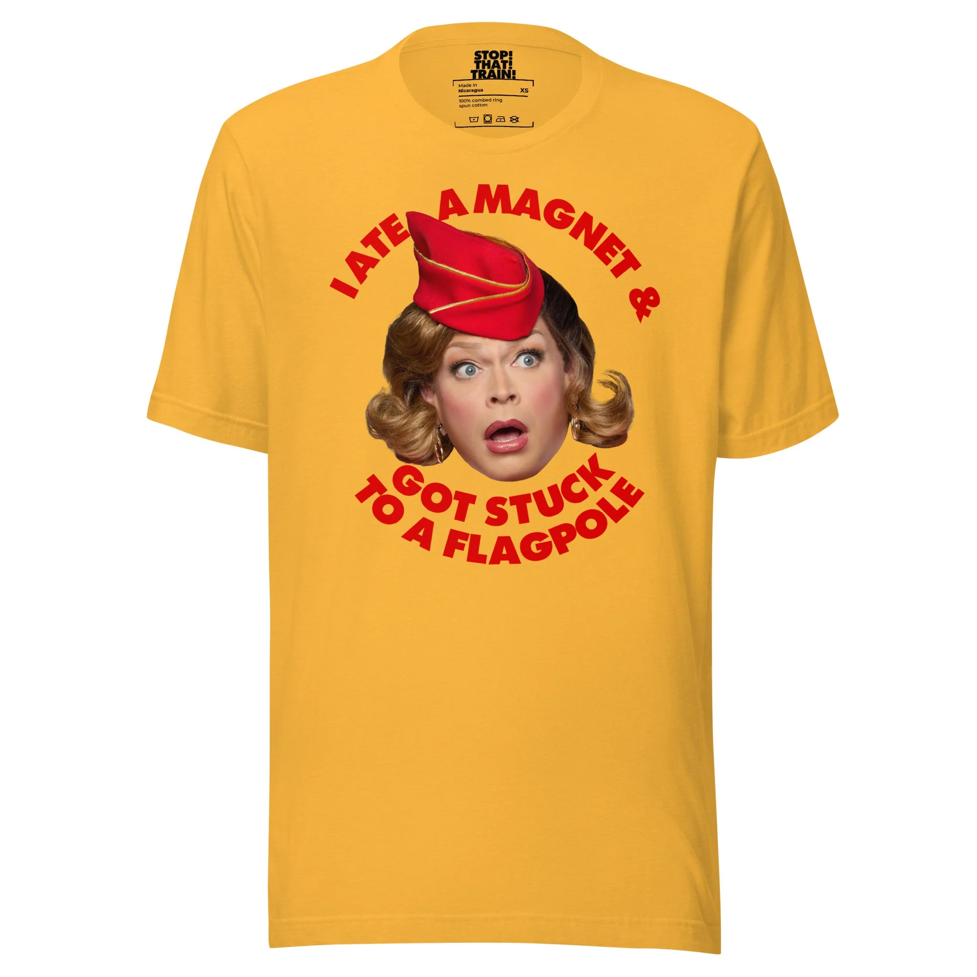 STOP! THAT! TRAIN! Tess Quote T-Shirt - Image 3